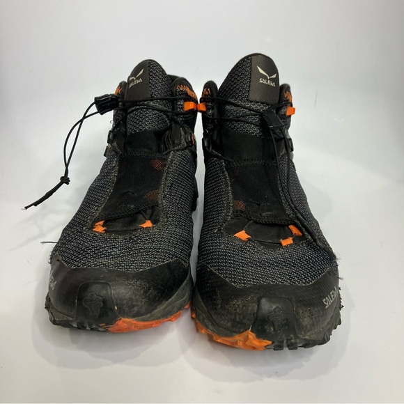 Salewa Men’s intro flex 2 mid goretex sneakers hiking boots black size 10.5 - Picture 4 of 15